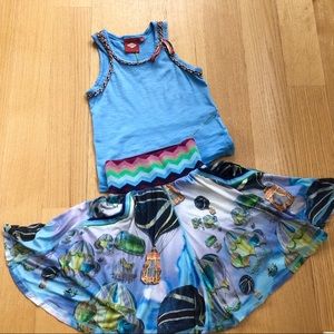 🎉HP🎉 OILILY skirt and matching top bundle